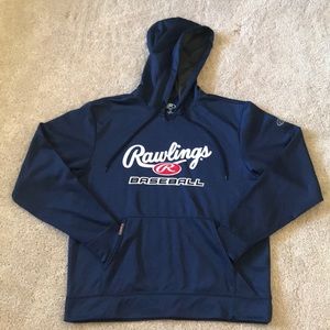 Navy Blue Rawlings Baseball Jacket